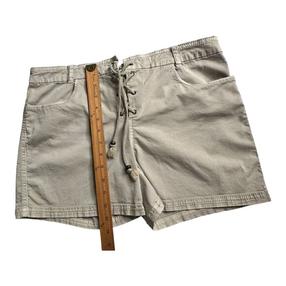 MARRAKECH SOLID Drawstring SHORTS SOFT Cotton‎ Khaki SZ 30 - Picture 5 of 14